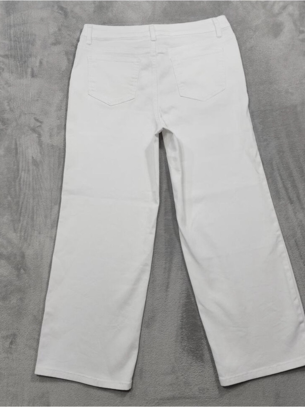 High-Rise White Wide-Leg Women’s Jeans